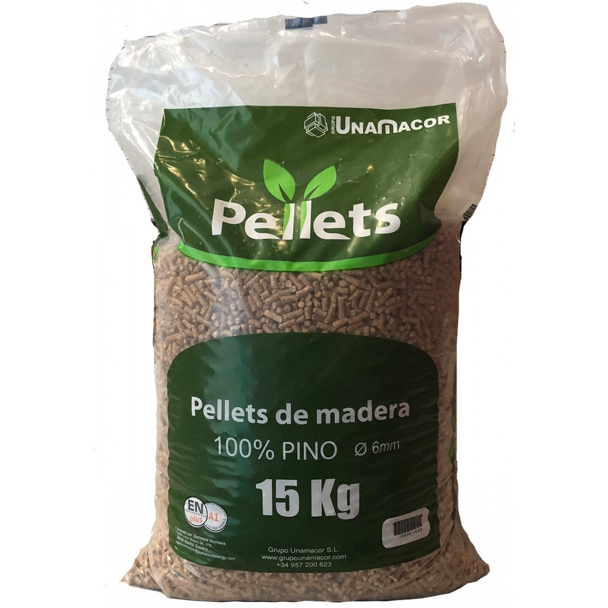 Pelletbeutel 15 kg Grupo Unamacor