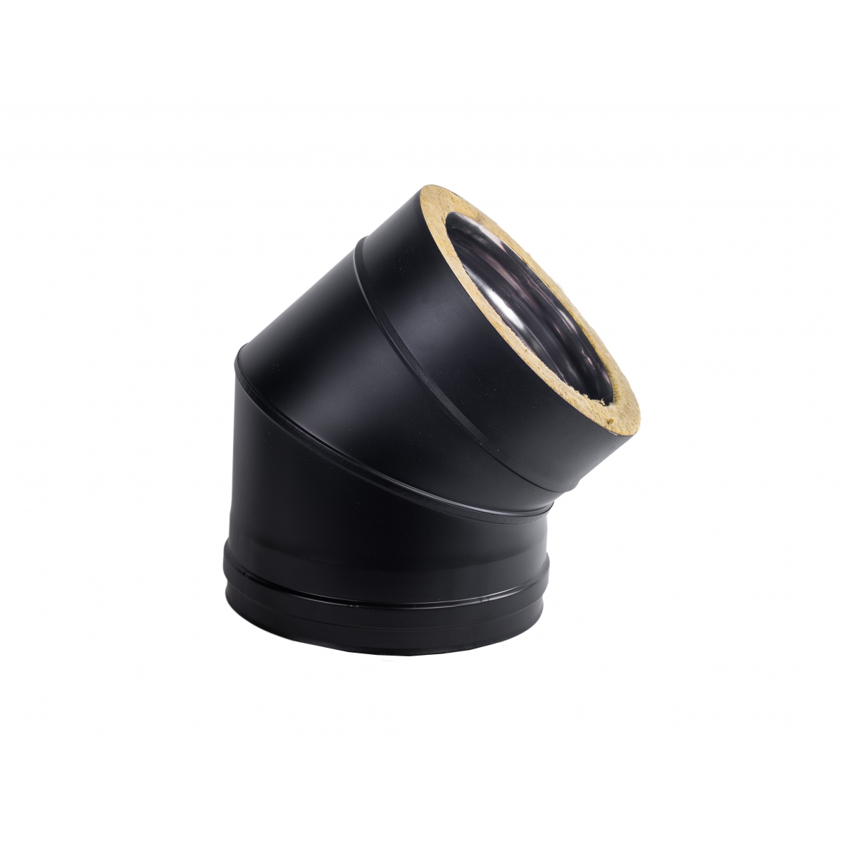 Double wall elbow for pellets