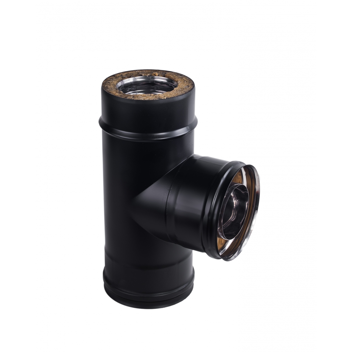 Té de Ramoneur DPI Inox Noir Mat (Granulés) - Exojo