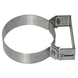 Clamp for stainless steel double-walled pipe - Pellet