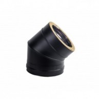 Coude DPI Inox Noir Mat (45º/90º)