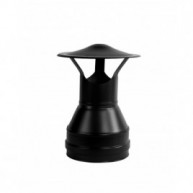 Chinese double wall stainless steel cap painted in black