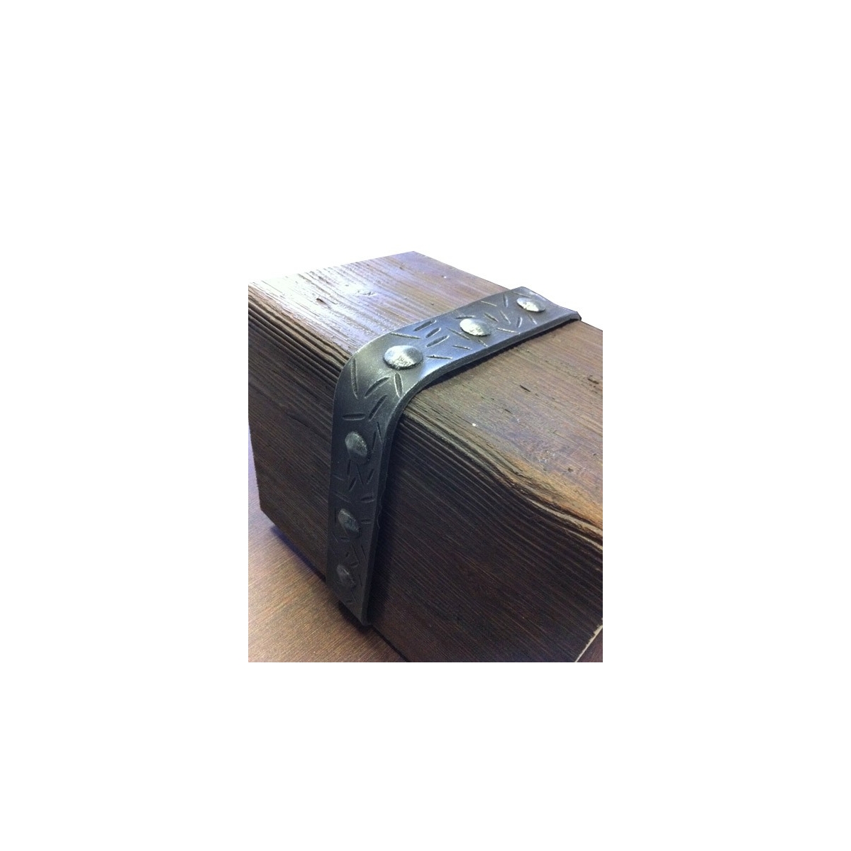 Rouleau d’union imitation fer forgé 4 cm de large vieil argent