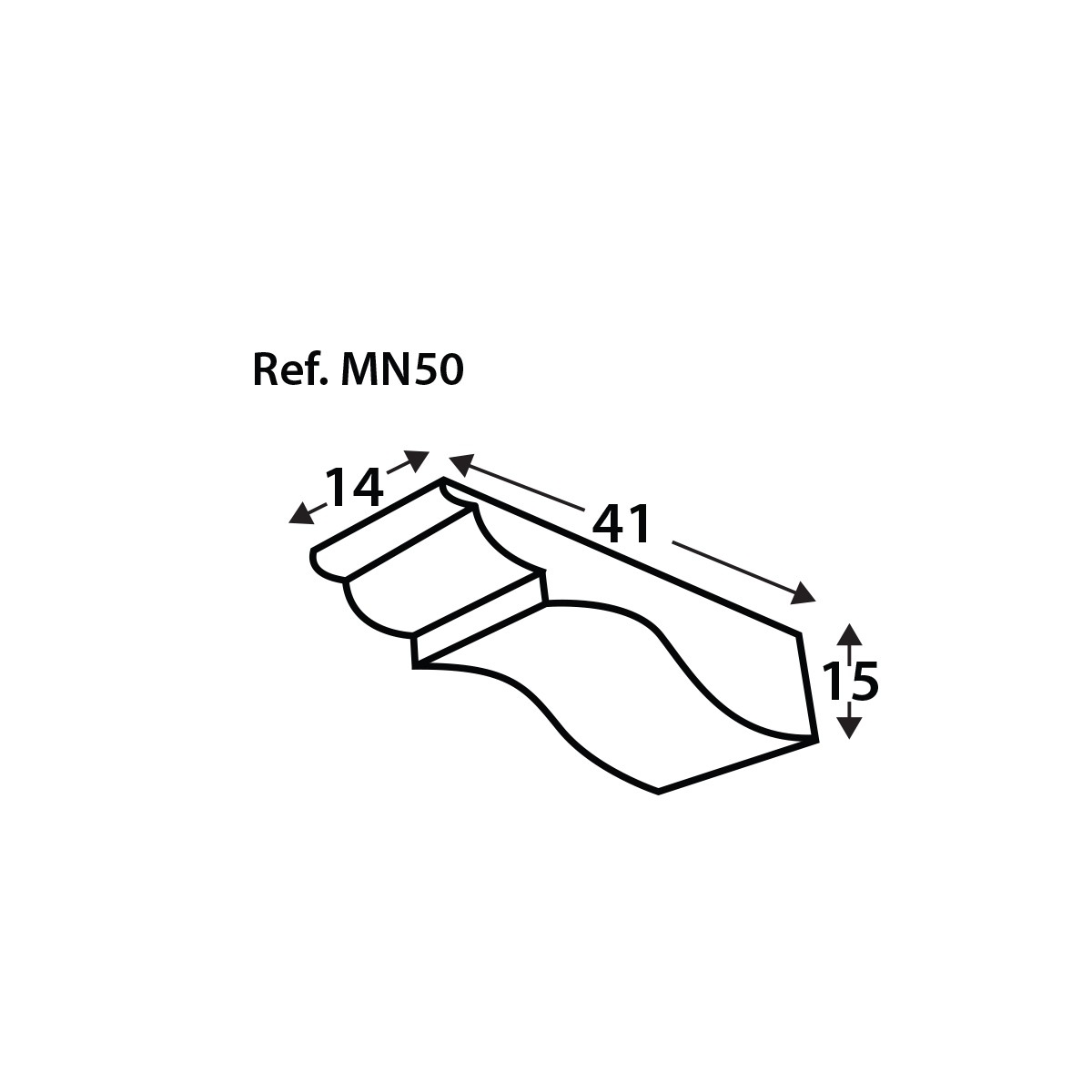 Support MN50 - Supports imitation bois polyuréthane - Marque La Viguería