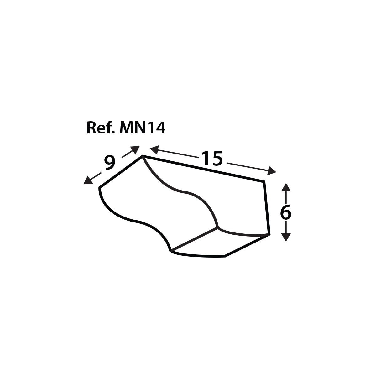 Support MN14 - Supports imitation bois polyuréthane - Marque La Viguería