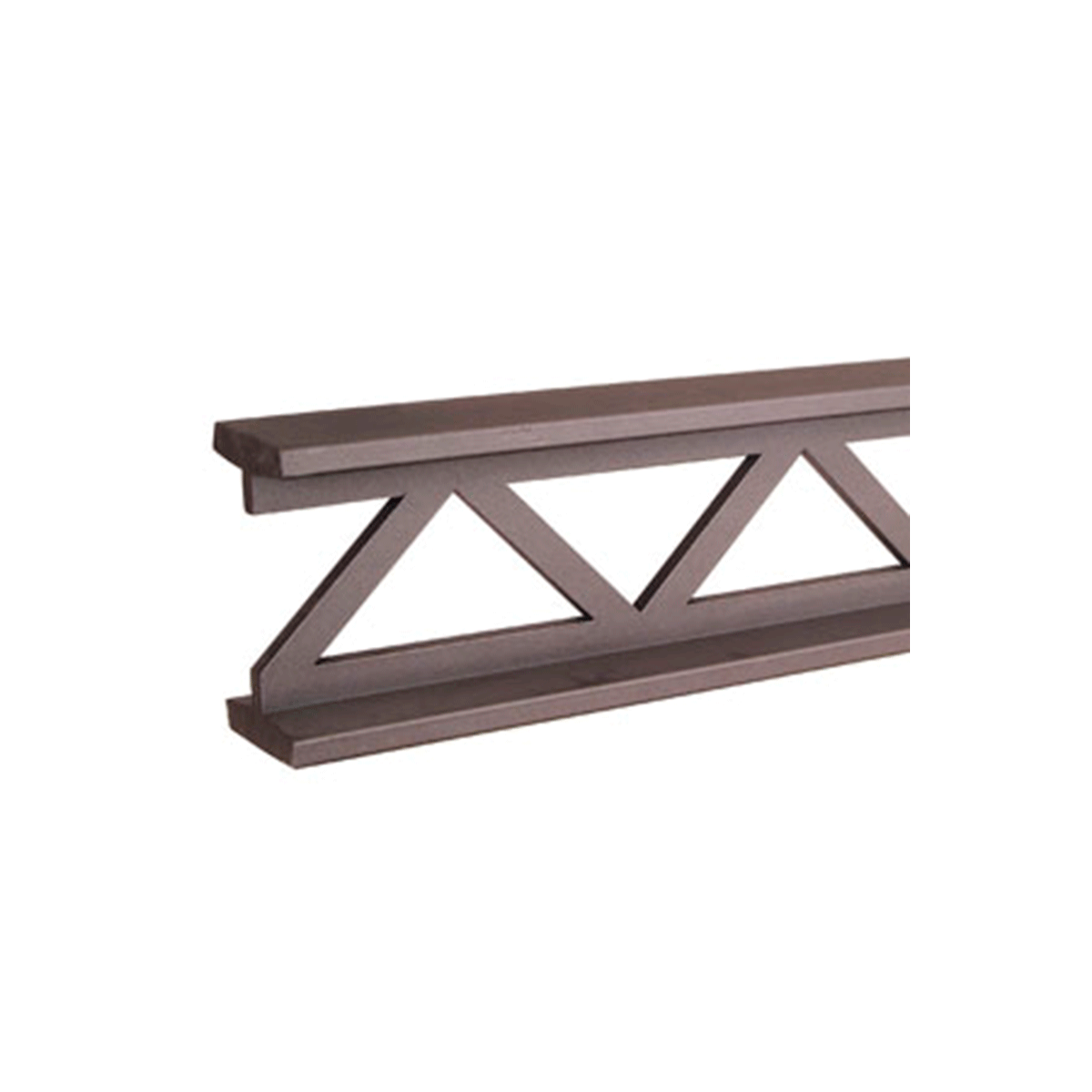 Imitation metal lattice beam