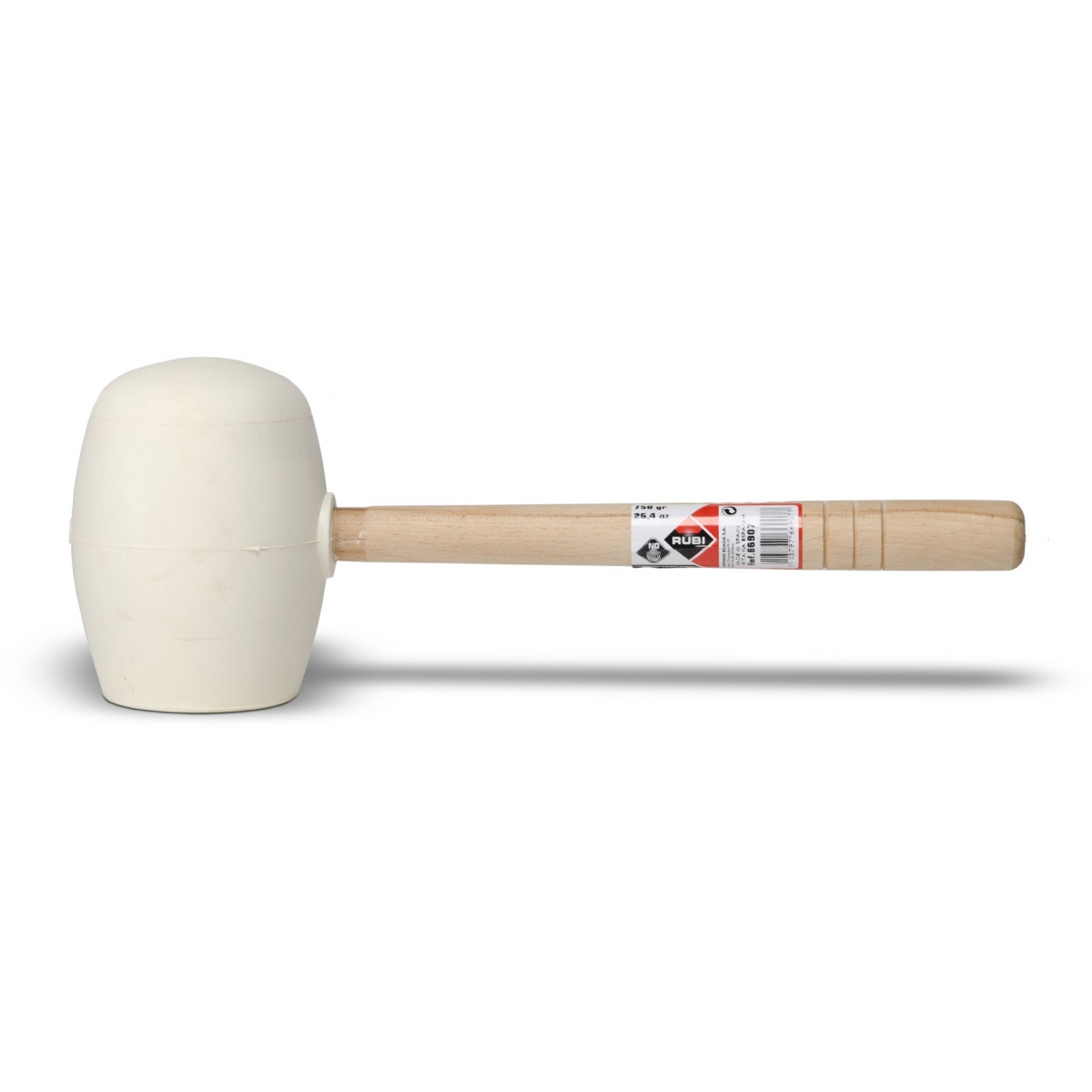 Rubber mallet for tiling