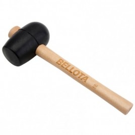 Maillet en caoutchouc noir de 250 gr