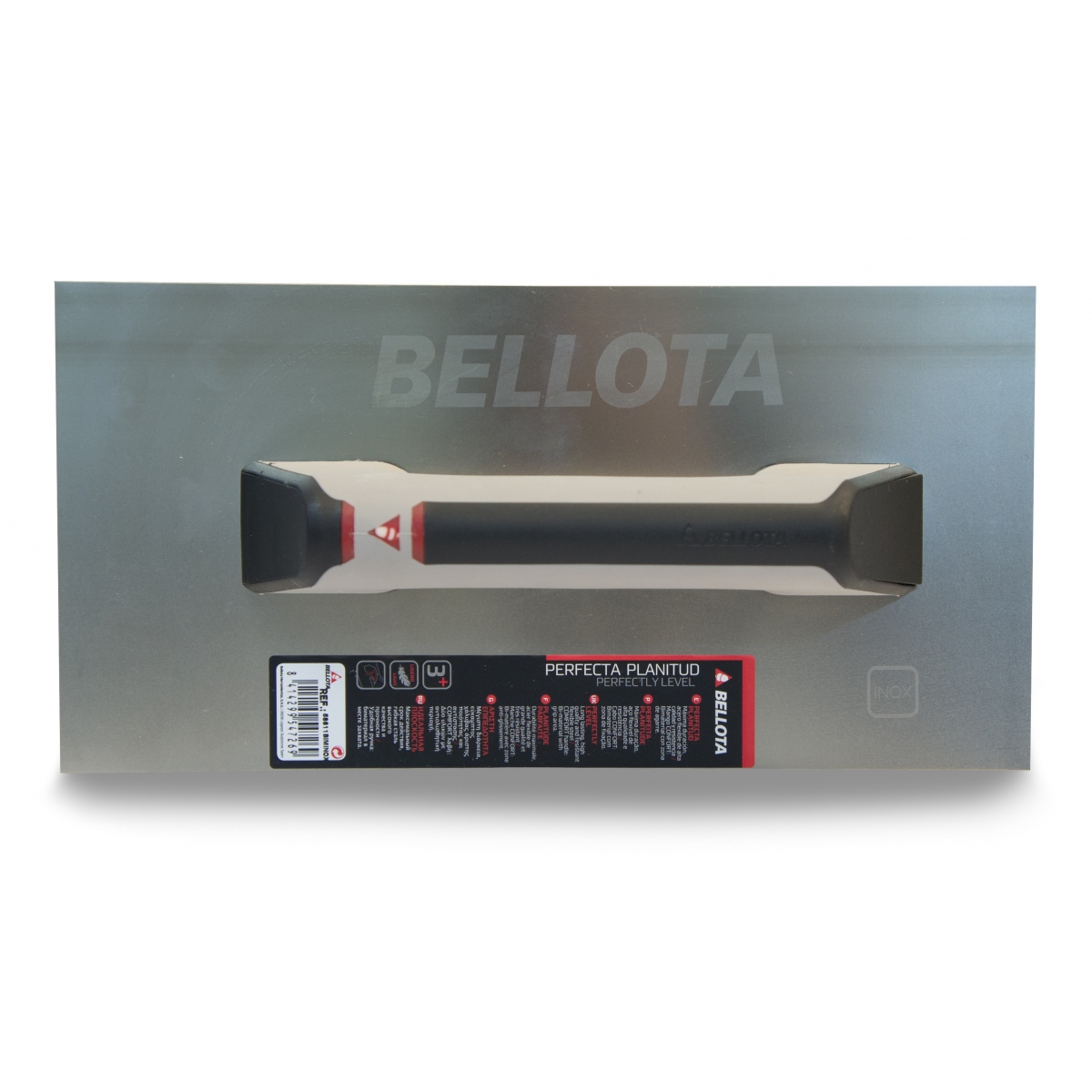 Truelle droite en acier inoxydable - Outils à main de construction - Marque Bellota