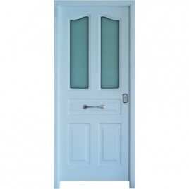 Antique Glass Armored Door