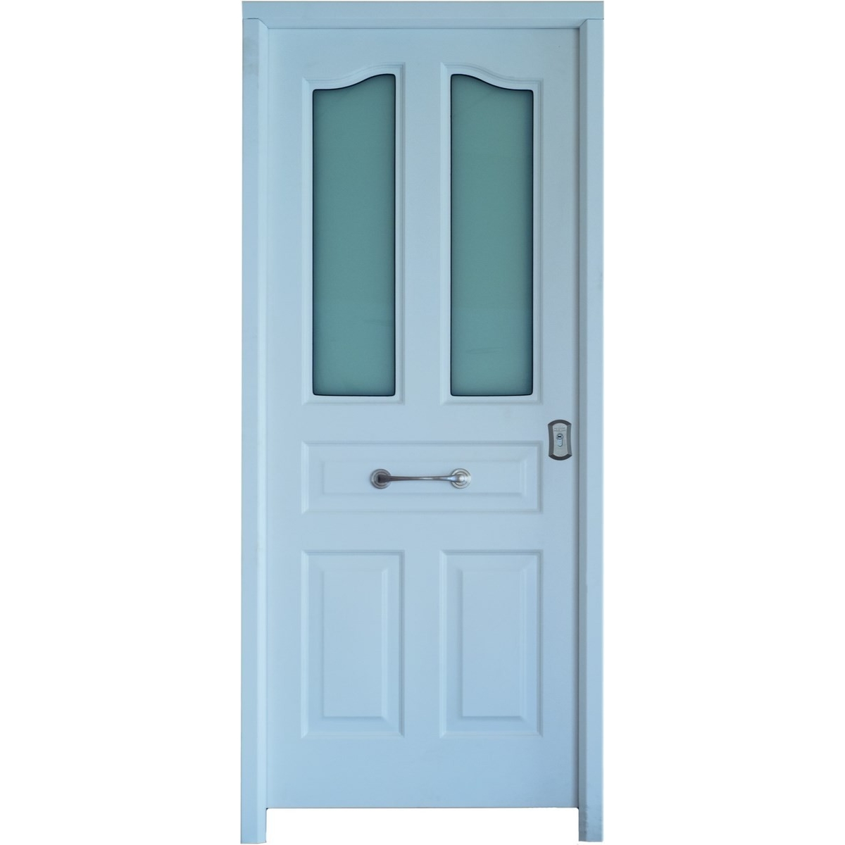 Antique 2 Glass Armored Door