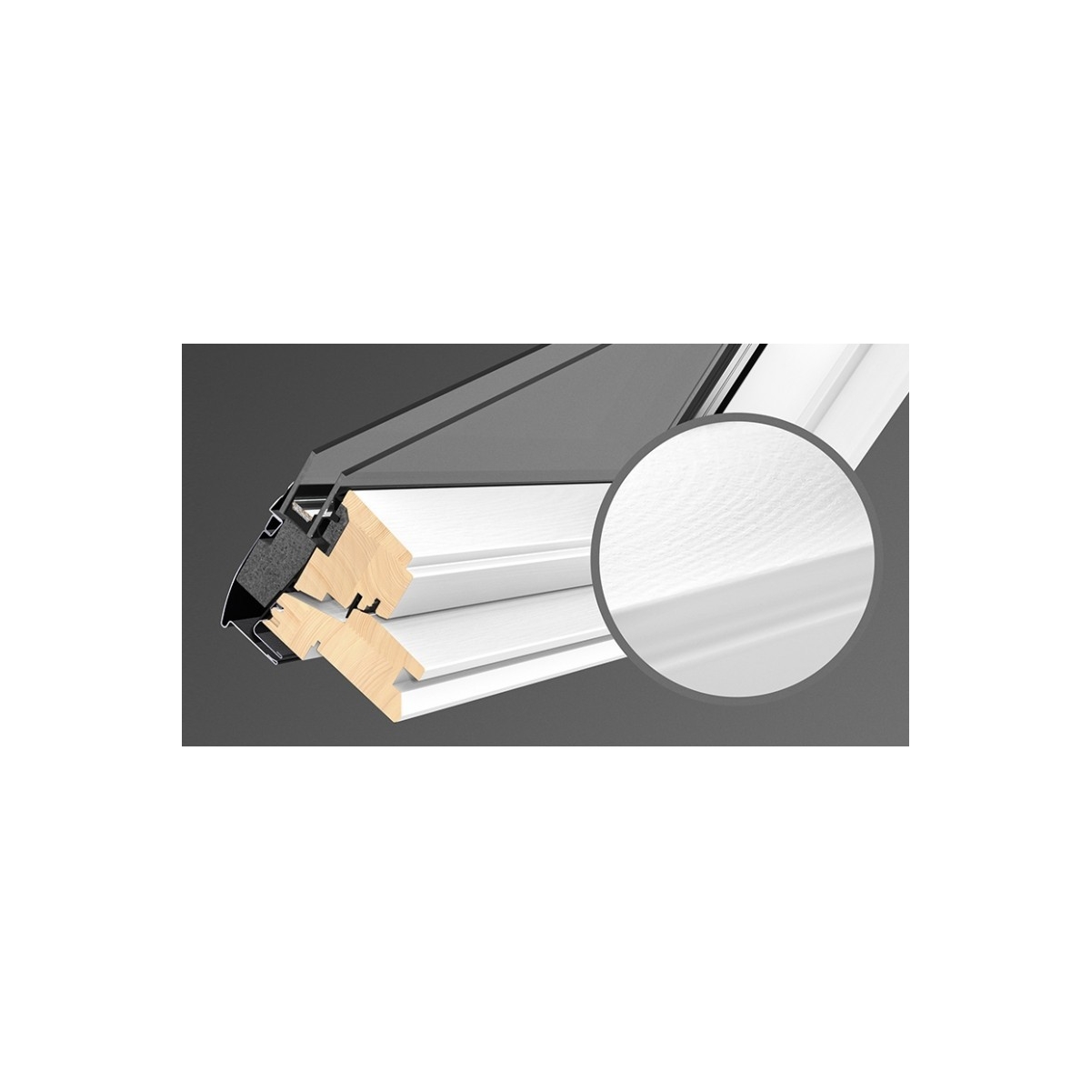 Windows for roofs VELUX Velux - Rotating window finished in white