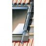0 Grey sealing frame for corrugated roof