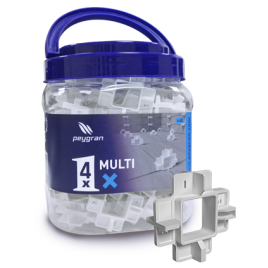 Espaçadores multi X de 4 tamanhos (60 u)