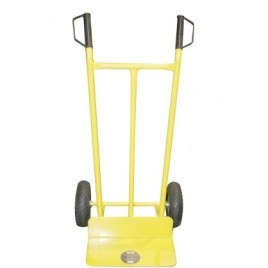 Carrinho de armazém de rodas pneumáticas