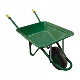 Grüne pneumatische Schubkarre