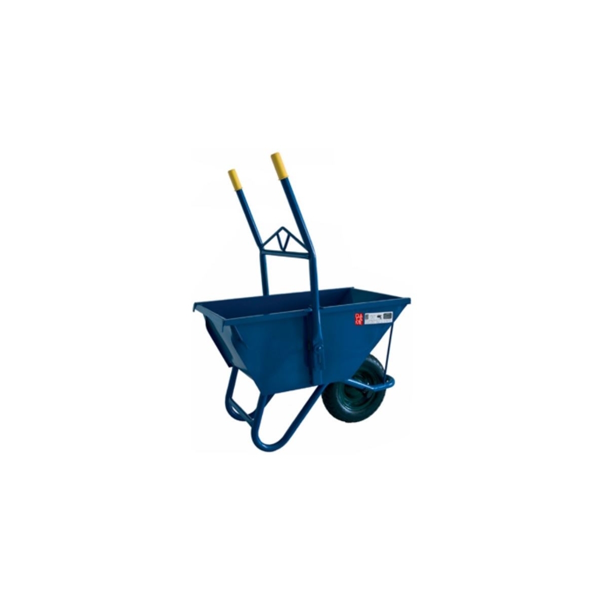 Chariot chinois 1 roue bras repliable bleu