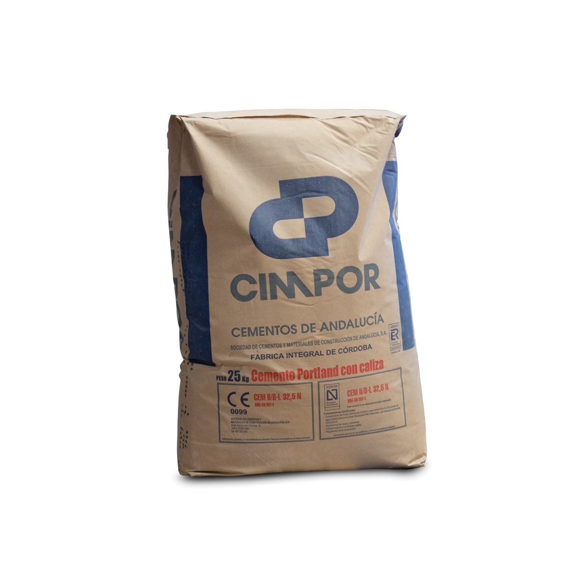 Ciment Portland avec calcaire 25kg