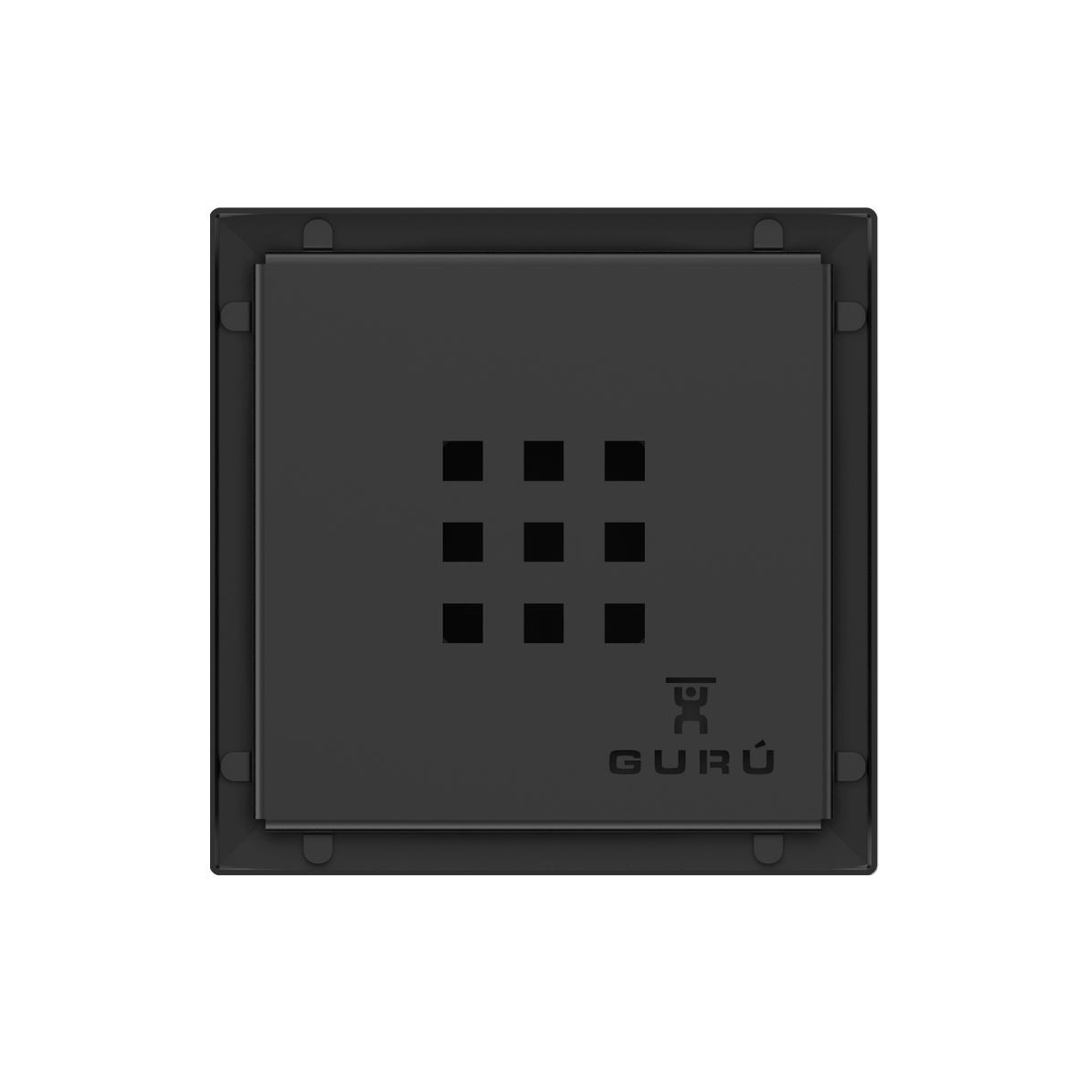 Evolux Dark shower drain plus Estil Gurugrid