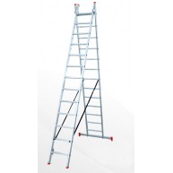 Leiter 2 Abschnitte 13 Stufen 3,45 - 7,10 m