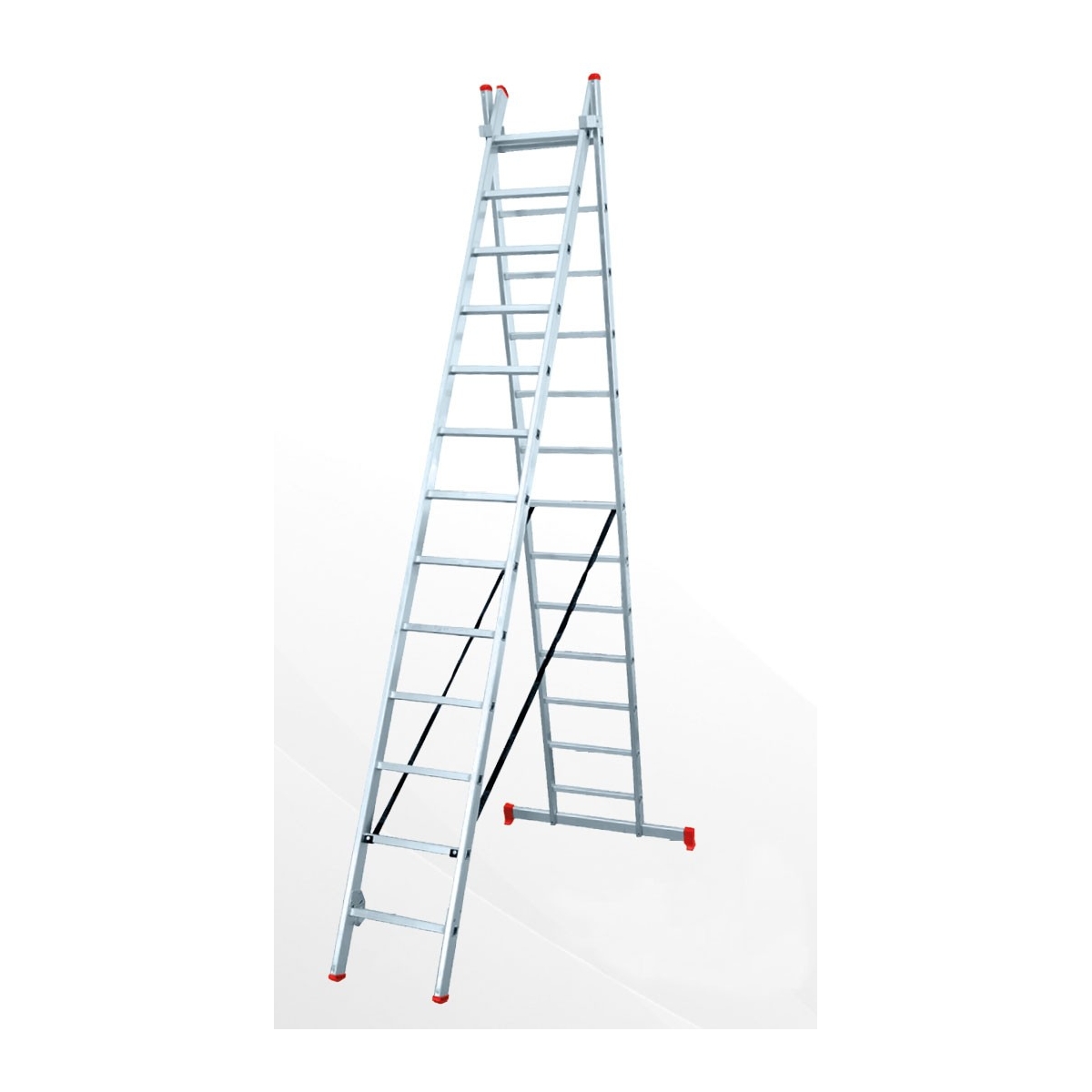 Leiter 2 Abschnitte 13 Stufen 3,45 - 7,10 m