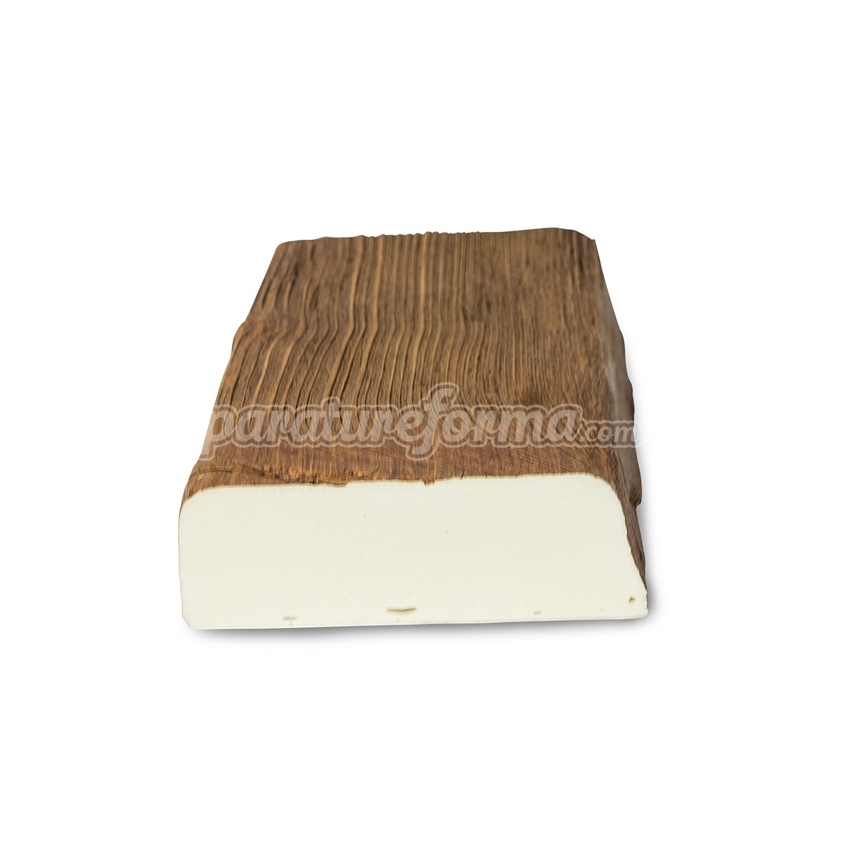 Massiver Balken 300x12,5x4 Imitationsholz Quadratische Holzimitationsbalken