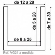 Feixe personalizado 300x29x30 máximo