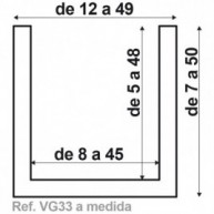 Poutre sur mesure 300x49x50 maximum