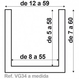 Custom beam 300x55x58 maximum