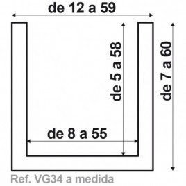 Custom beam 300x55x58 maximum