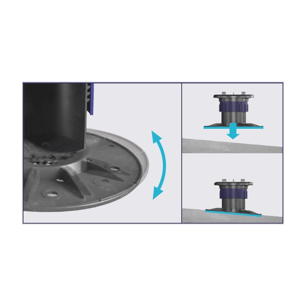 Peygran XSP 8 200-245mm Gráfico de autonivelamento