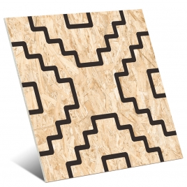 Seriaki Noir Naturel Rectifié 59.3x59.3 cm (boîte 1.05 m2)