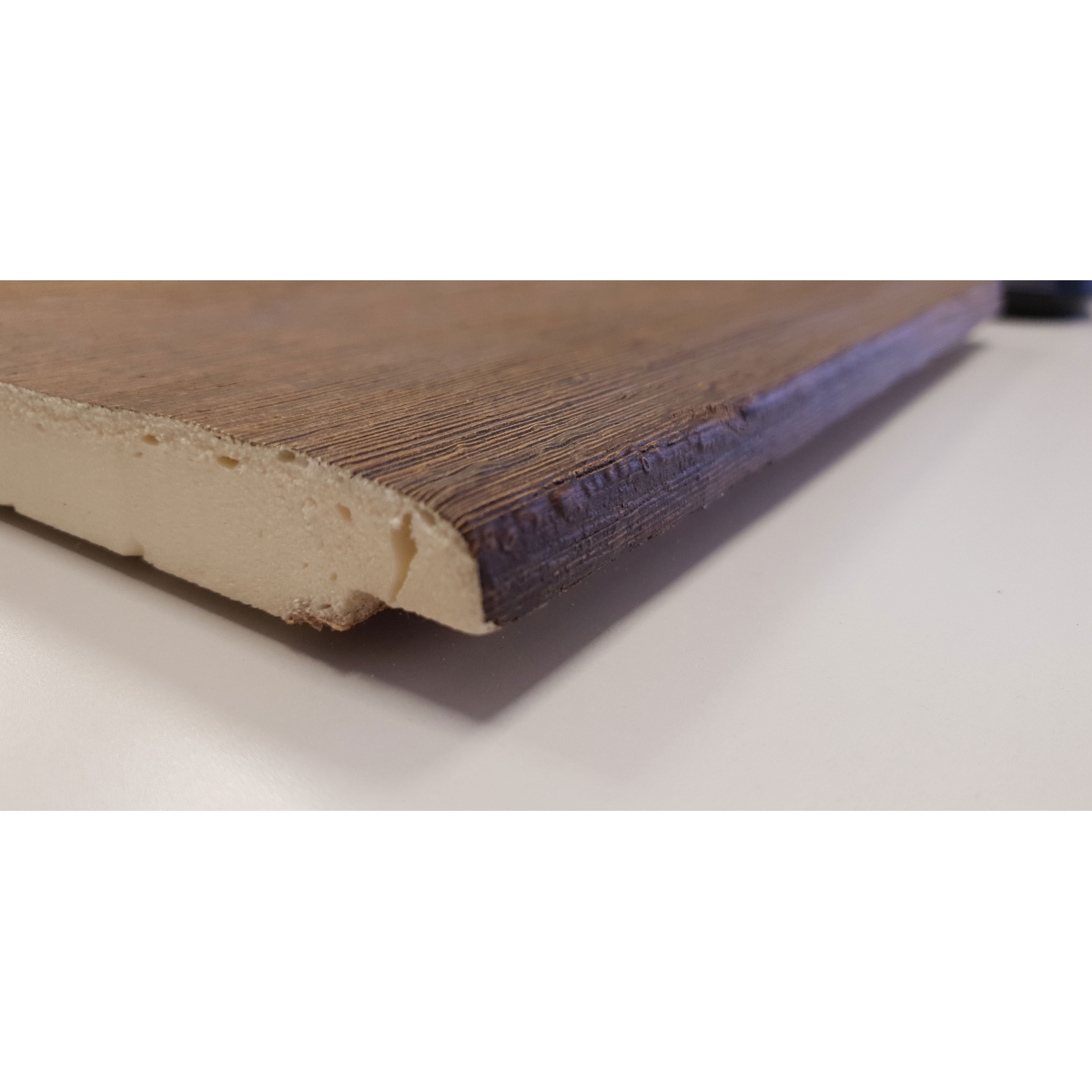 La Viguería vigas de madeira de imitação de poliuretano - Painel rústico sem ripas de madeira de imitação 300x62cm