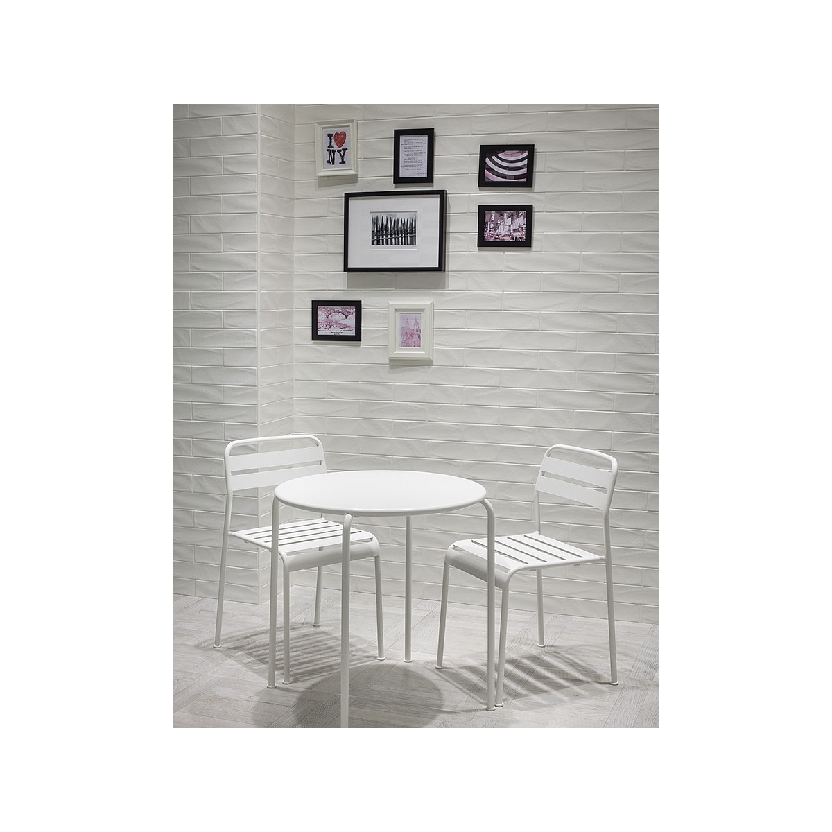 Revêtement petit format Mainzu - Settecento rustic blanc mat 7,5x30 cm (boîte 1 m2)