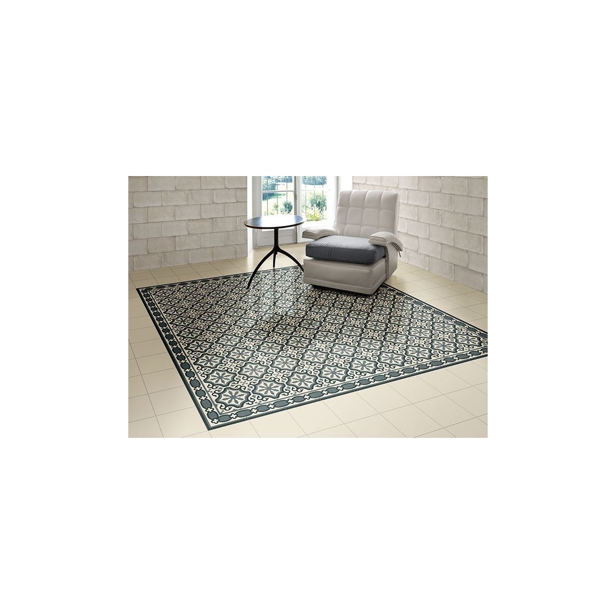 Florentine Blu Border (m2) Mainzu