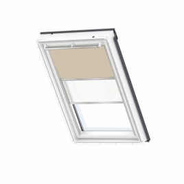 Cortina DUO manual DFD Beige Oscuro 4556 Premium