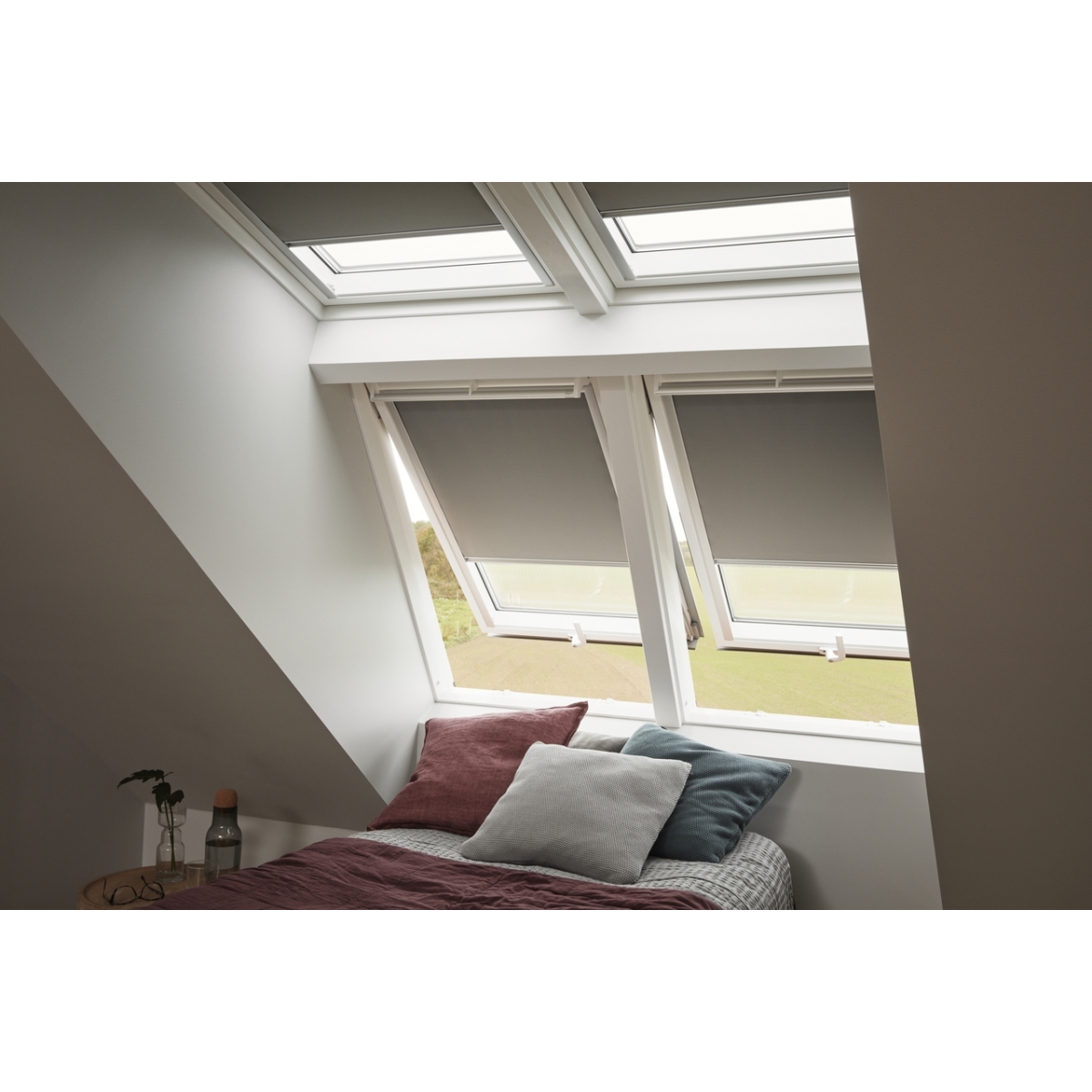 Elektrischer Sperrvorhang DML White 1025 Standard Velux