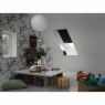 Velux - Marron foncé DML 4559 Premium Rideau occultant électrique