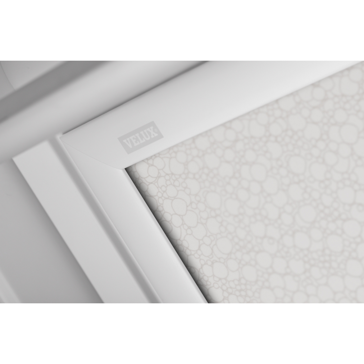 Photo of DKL White 1025 Standard Manual Blackout Curtain