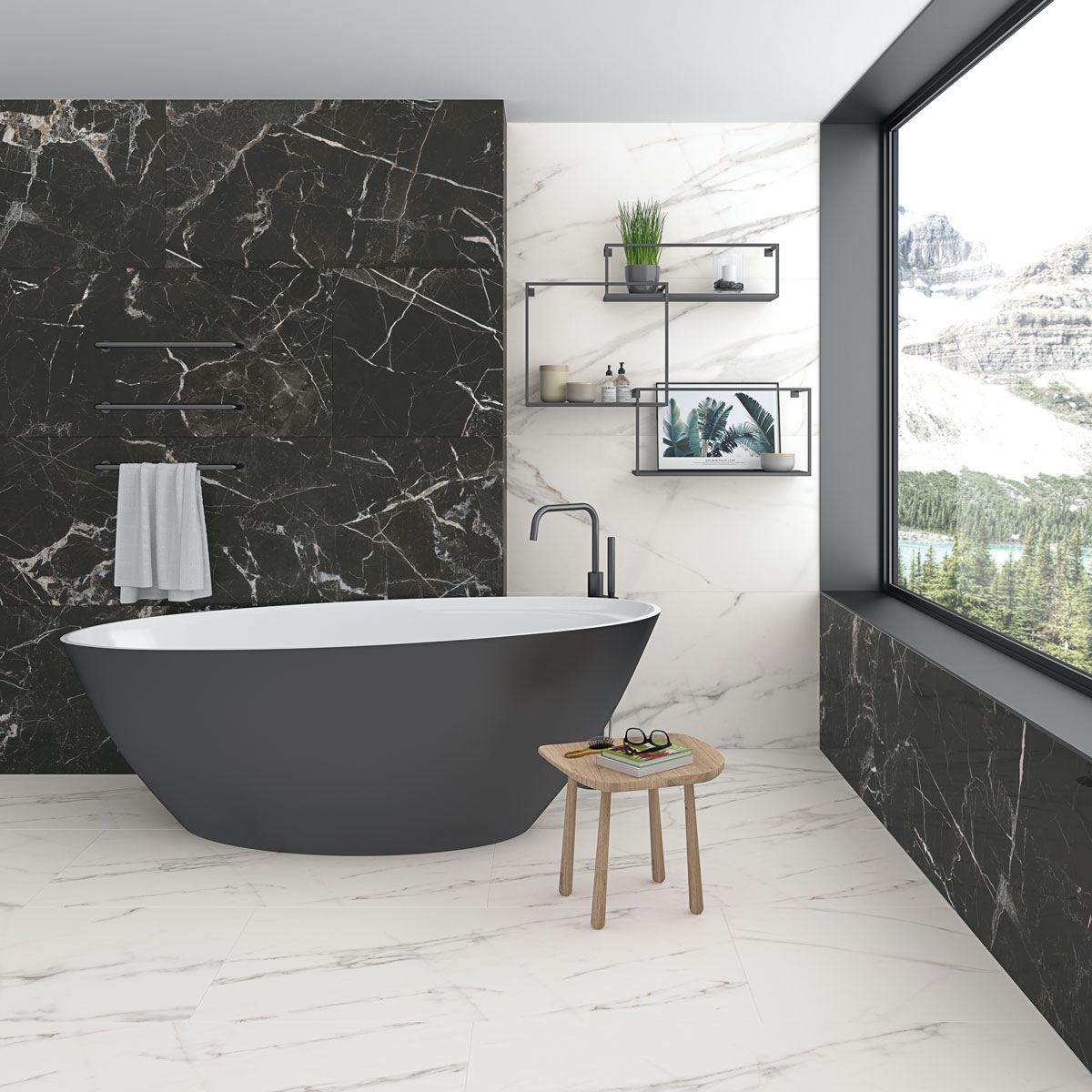 Macao-R 120x120 - Imitation marble flooring