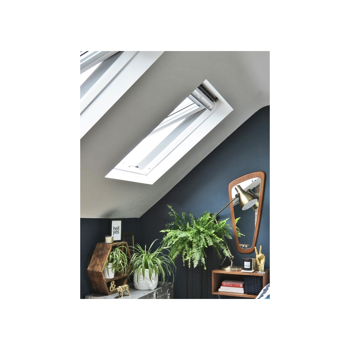 Fenêtre en saillie finie en blanc