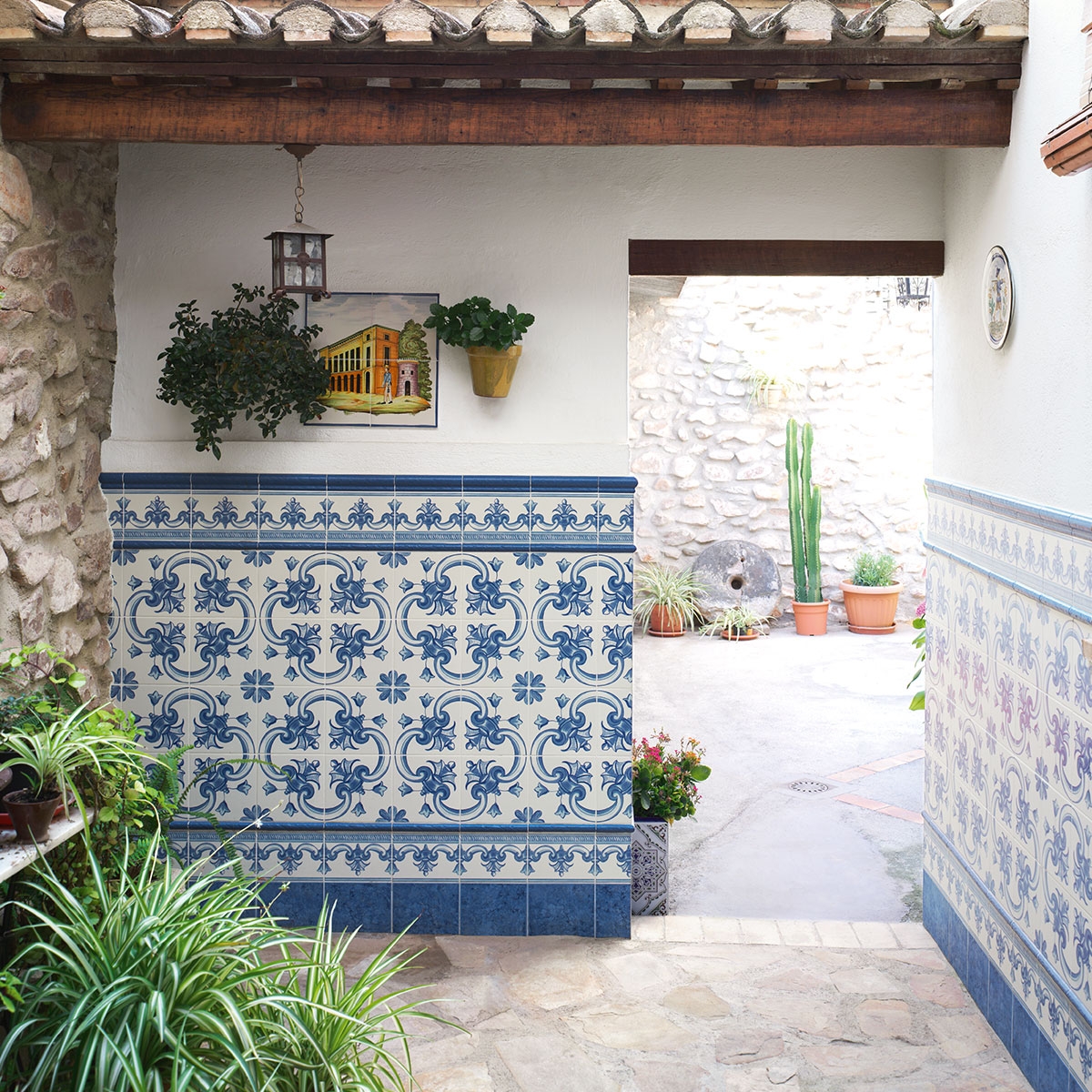 Coating with Sevillian plinths Mainzu - Lora Border 15x20 (box 1 m2)