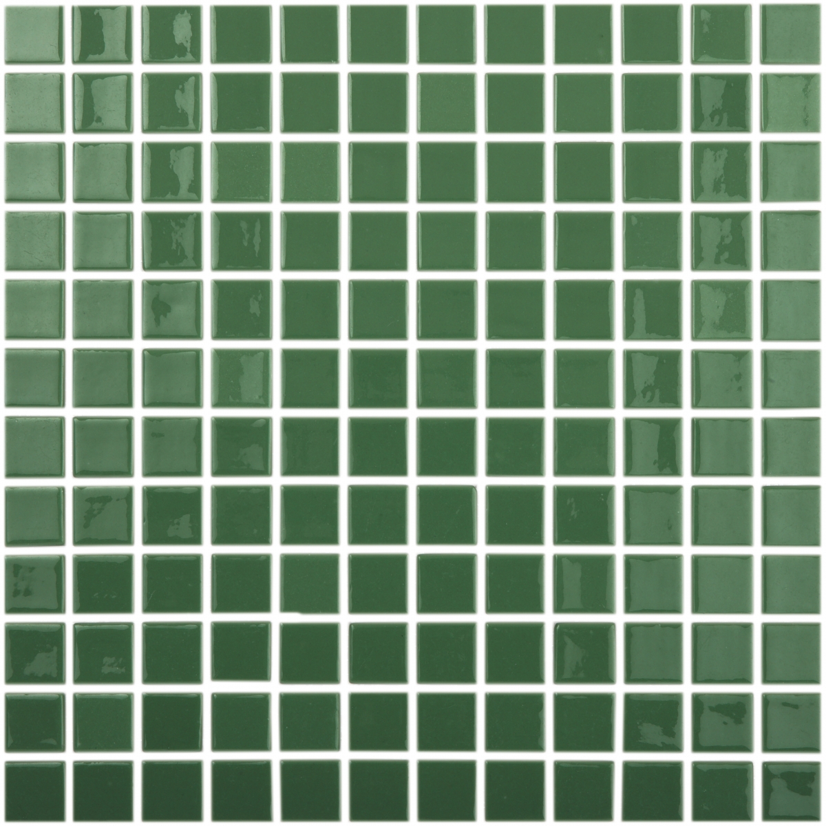 Mosaïque vert foncé unie (m2)