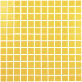 Schlichtes gelbes Mosaik (Box 2 m²)