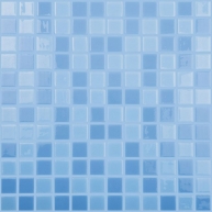 Hellblaues Mix-Mosaik