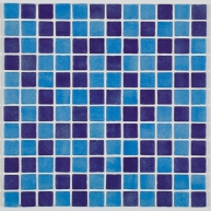 Dark Blue mix mosaic tiles
