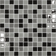 Dark Grey mix mosaic tiles