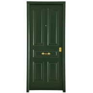 Antique Green Armoured Door - B4-BL Series Armoured Doors