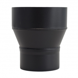 Alargamento vitrificado preto mate