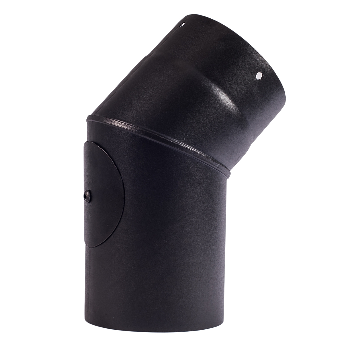 45º elbow with matte black vitrified register - Exojo